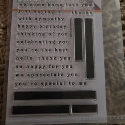 Simon  Says Airy Greetings Stamp Set