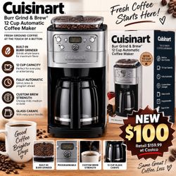 Cuisinart Burr Grind & Brew 12-Cup Coffee Maker