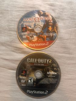 God Of War & Call Of Duty 2 PS2