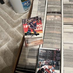Box Of  Hockey Cards