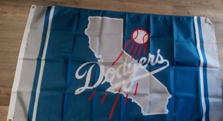 Dodgers flag size 3'×5'