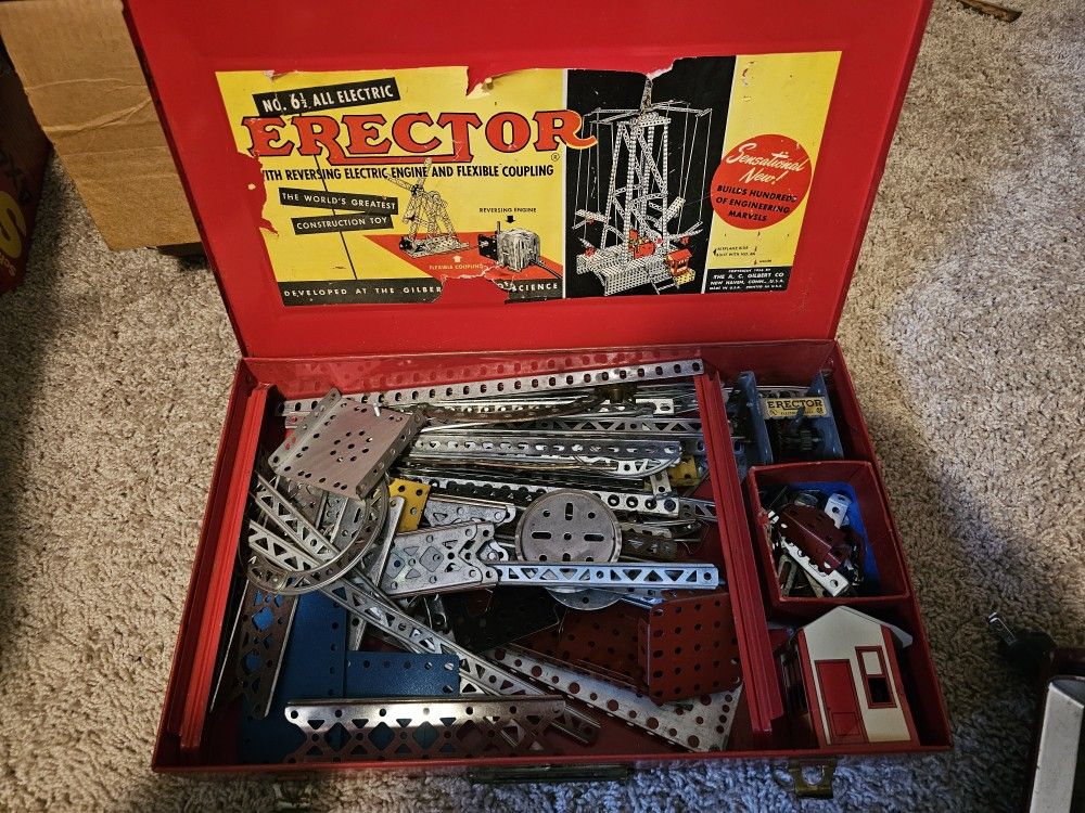 3 Original Erector Sets
