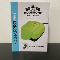 CONAIRPROPET Goodbone Dog Treat Maker w/Cuisinart Recipe Book NEW Nonstick Cat