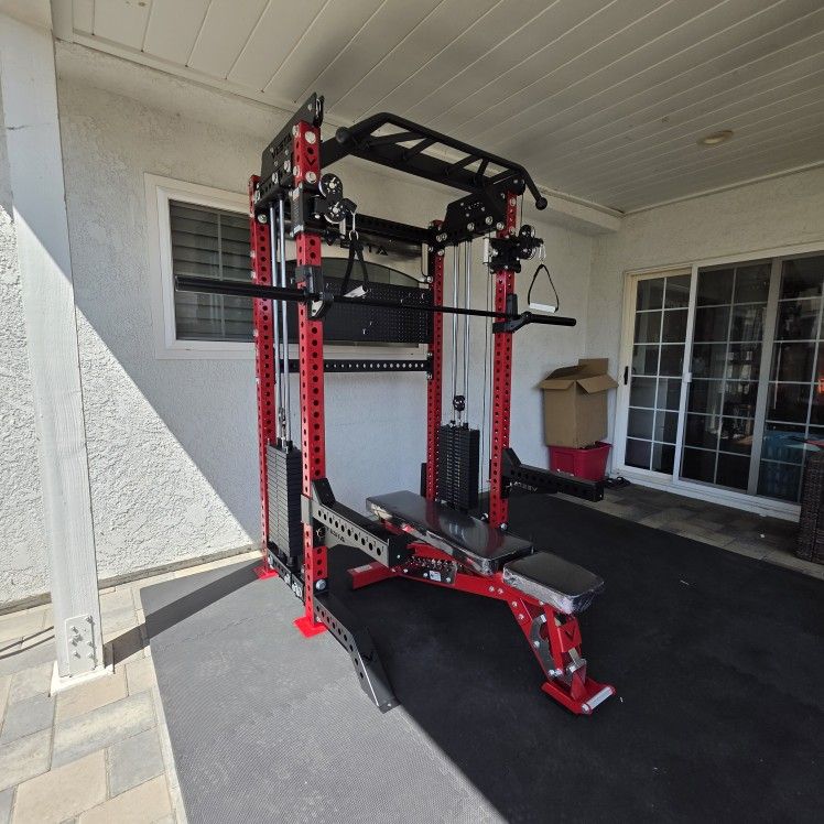 Vesta Pro Series 2in1 Squat Rack | Functional Trainer | 400lb Weight Stack | Commercial Grade | Gym Equipment | FREE DELIVERY🚚