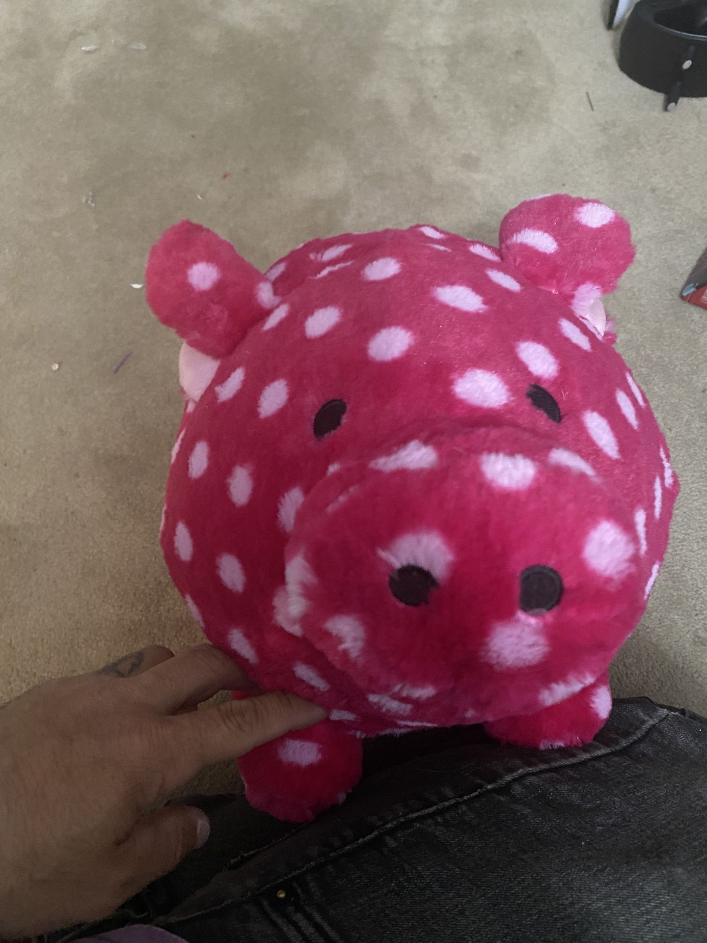 Fuzzy Piggy Bank - $5