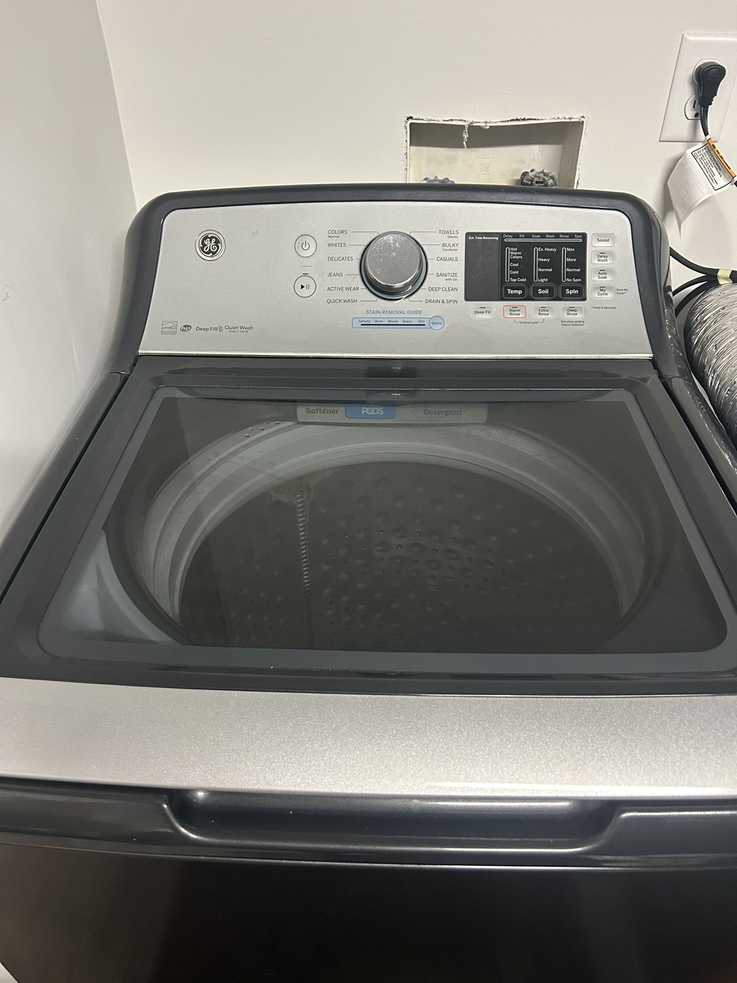 GE Washer And dryer