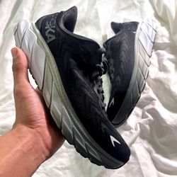 Hoka One One Arahi 6 Women's Running Shoes Size 8B Black White Stability