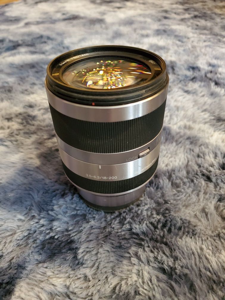 Sony camera lens