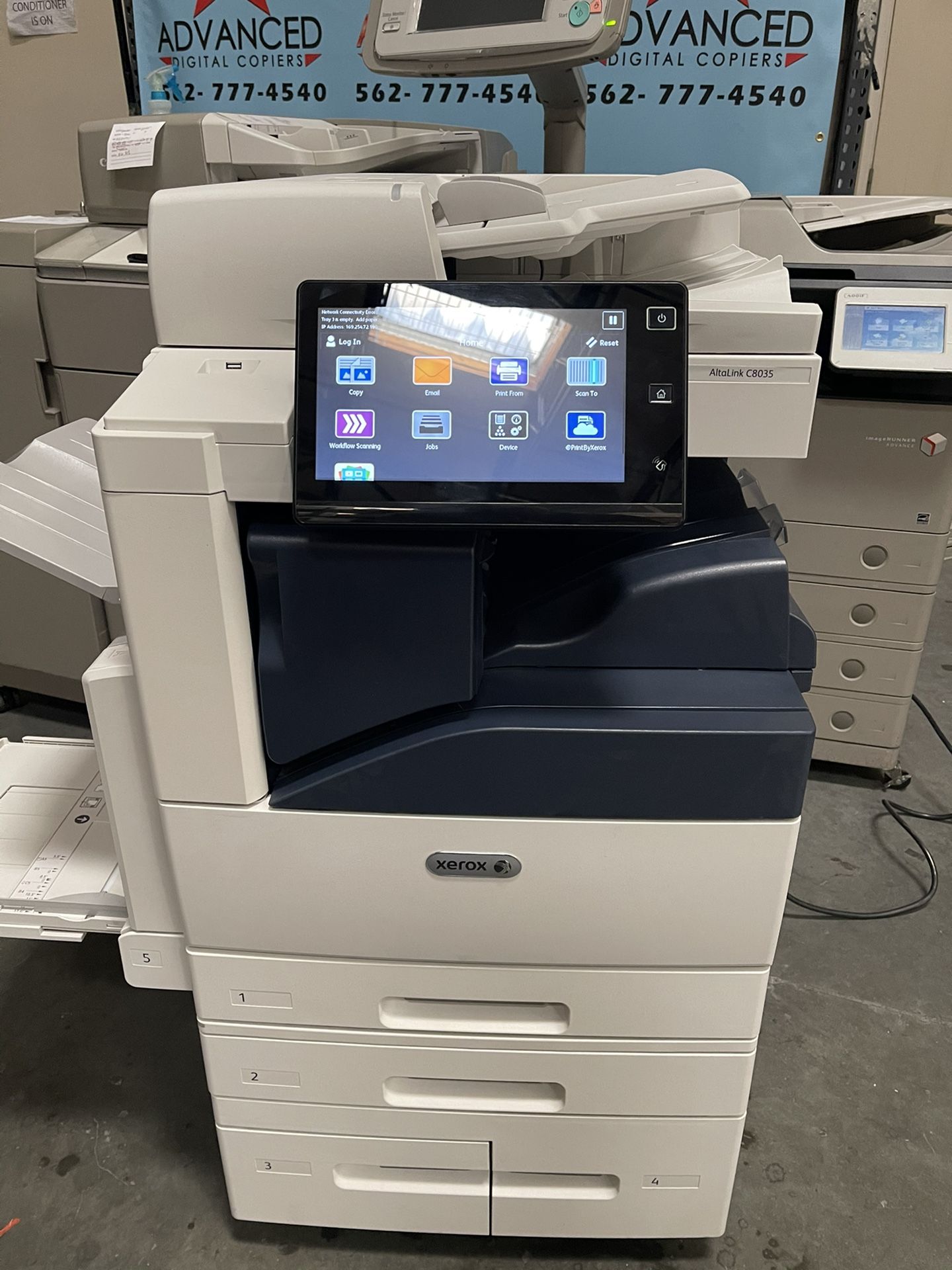 Xerox C8035 color digital copier printer scanner all in one.