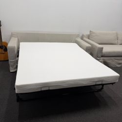 Half Priced Sloan Slipcovered Sleeper Sofa *OpenBox*Interior Define -Similar to Restoration Harware