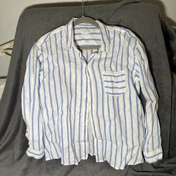 J. Jill Love Linen Women’s Button Up Shirt