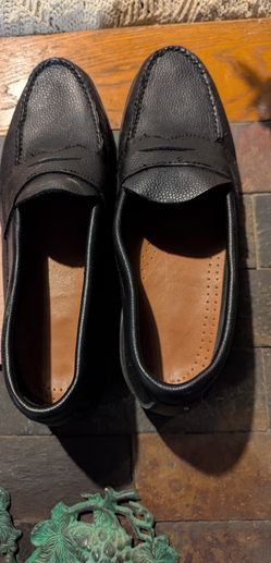 Vibram Men's Black Italian Loafers 