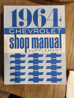 Chevrolet Passenger Car Shop Manual - 1961 Models and 1964 Supplement