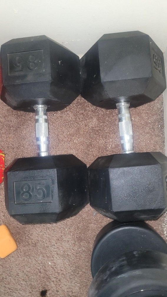 85lbs Dumbbells 2pair