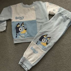 Toddler Girl Bluey Outfit Size 5t