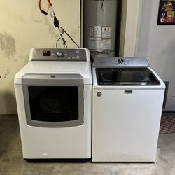 Maytag washer machine and gas dryer everything works we deliver