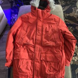 LL Bean Goose Down Parka Mens Size Med Reg Super Warm! 