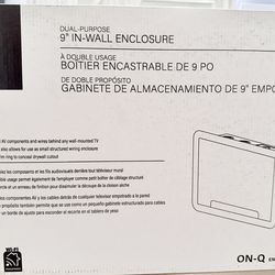 LeGrand 9”  in-wall TV Media Box