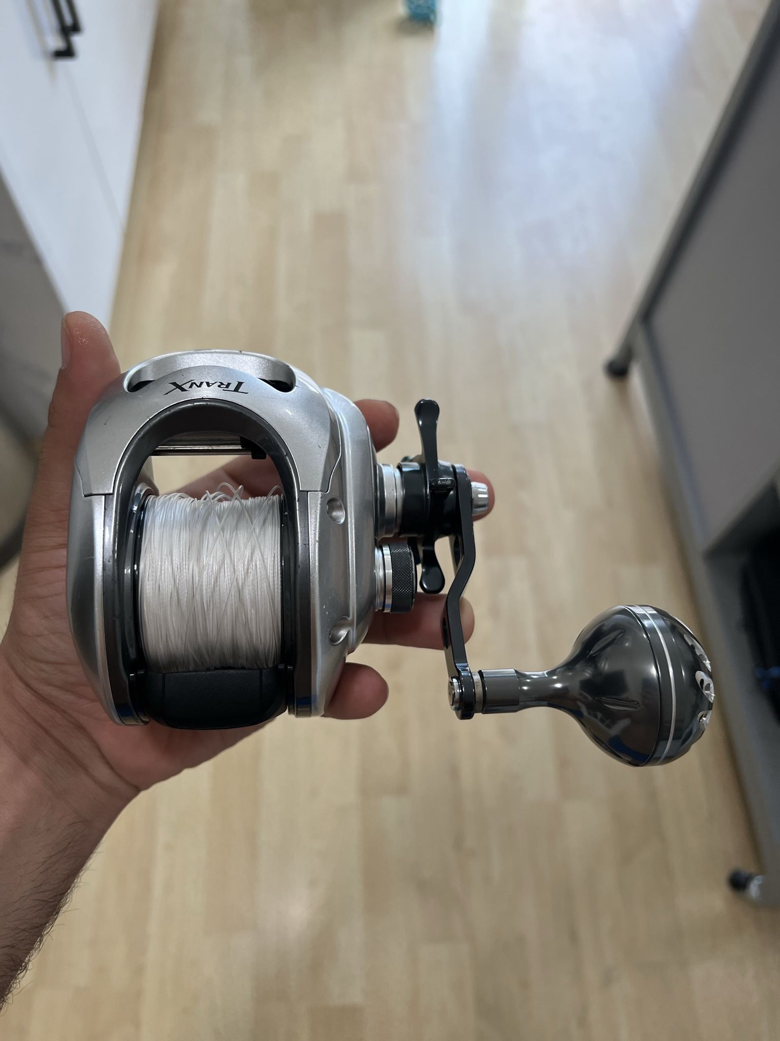 Shimano Tranx 500HG Fishing Reel with Extras