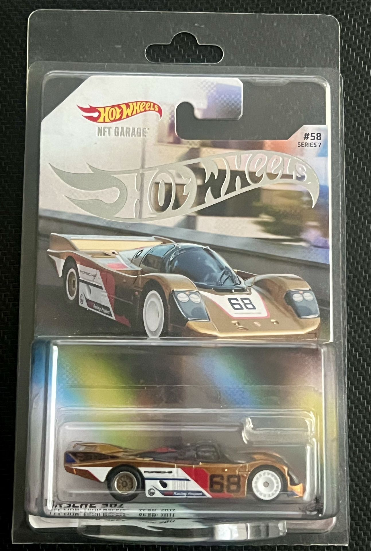 RARE Hot Wheels Porsche 962 NFT Garage Series 7 #58