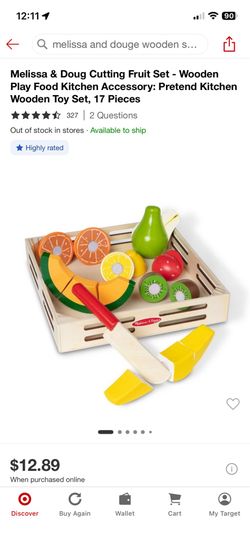 Melissa and Doug foods