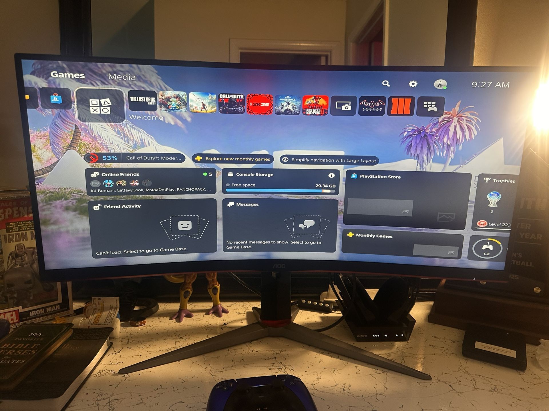 AOC GAMING MONITOR 34” Curved