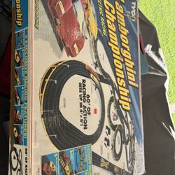 Tyco Slot Car Track