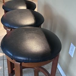 3 Swivel BAR STOOLS