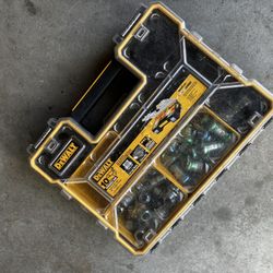 Dewalt Storage Container With Handle + Assorted Unknown Fixtures