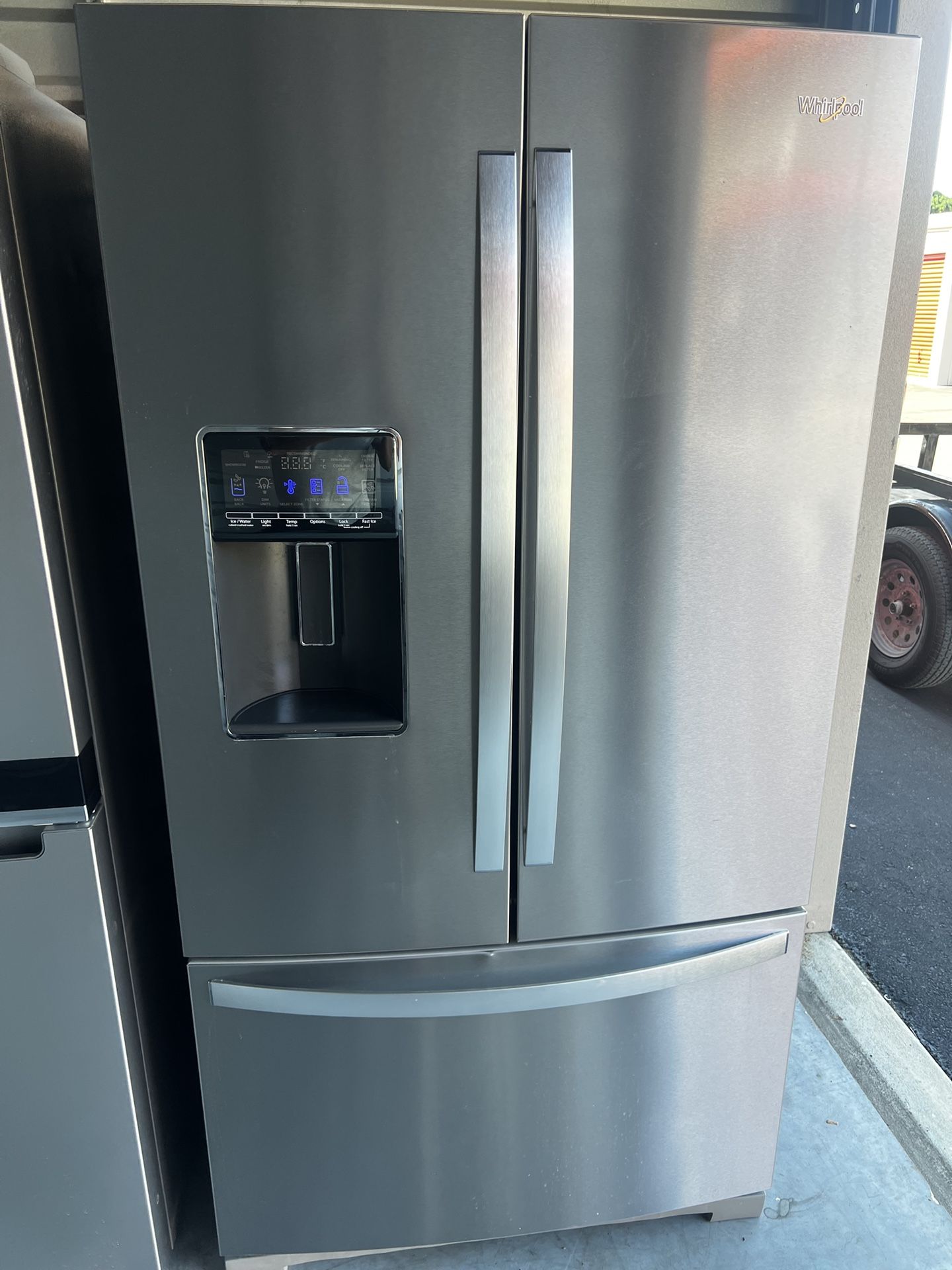 Whirpool French Door Refrigerator And Whirlpool Double Oven Stove