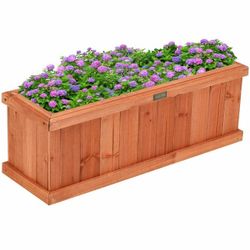 Wooden Planter Box New In Box