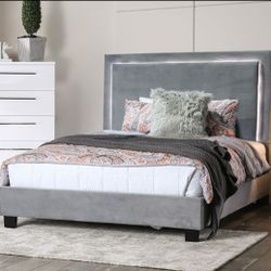 Queen Bed Frame With Mattress 