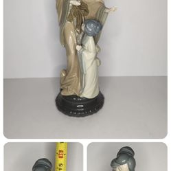 LLADRO NAO GEISHA MOTHER"WITH CHILD MINT CONDITION RARE Japanese Vintage