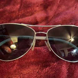 Authentic T I F F A N Y Sunglasses Shades Blue Bow