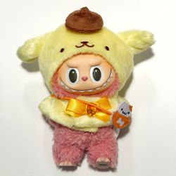 Labubu Clothes Sanrio Pompompurin Clothing Outfits for Your Exciting Macaron and Have A Seat Plushies Pendants