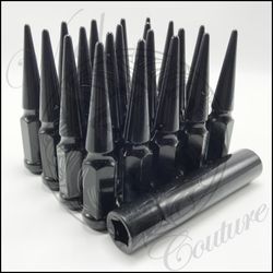 Nissan Titan and Frontier Steel Spike Lugnuts 4.5” Tall