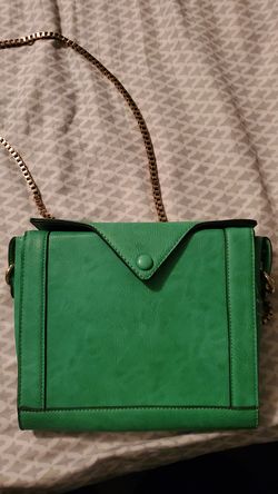 Mint green purse