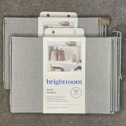 TWO  Foldable Shelf Dividers- Brand New