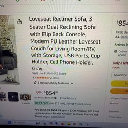 3 Seater Recliner Couch