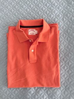 Brooks Brothers Coral Piqué Polo Shirt Size L