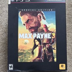 Max Payne 3 Collectors Edition with Poster Set