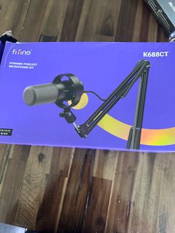 FIFINE AmpliTank K688CT Podcast Microphone Kit,