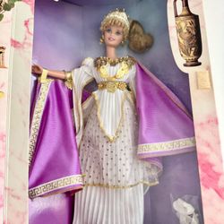 1995 MATTEL GRECIAN GODDESS BARBIE DOLL, GREAT ERAS, NEW 