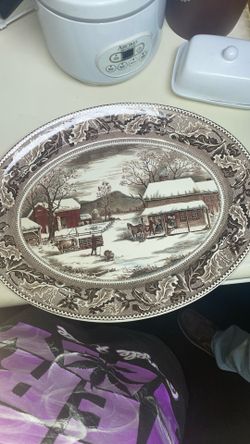 Vintage Johnson Platter 