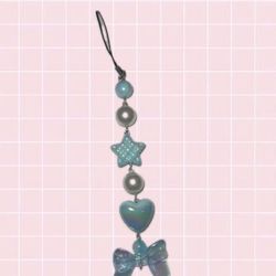 Blue Phone Charm 