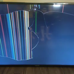 55 Inch TV Broken. Screen Is Cracked 
