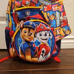 Paw Patrol Kid's 5-piece Backpack and Lunch Pail Set