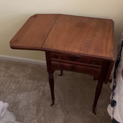 I Believe It's A Sewing Table. We're Using As A Little End Table For Lamp.