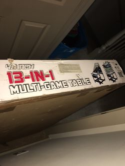 13 in 1 game table (Do Not deliver)