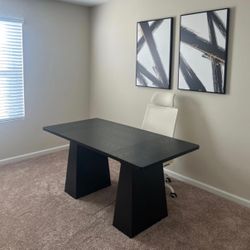 Black Office Table